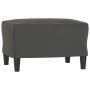 Dark gray velvet footstool 60x50x41 cm by vidaXL, Ottomans - Ref: Foro24-349294, Price: 74,00 €, Discount: %