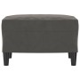 Dark gray velvet footstool 60x50x41 cm by vidaXL, Ottomans - Ref: Foro24-349294, Price: 74,00 €, Discount: %