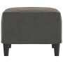 Dark gray velvet footstool 60x50x41 cm by vidaXL, Ottomans - Ref: Foro24-349294, Price: 74,00 €, Discount: %