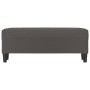 Banco de cuero sintético gris 100x35x41 cm de vidaXL, Bancos - Ref: Foro24-349418, Precio: 59,07 €, Descuento: %