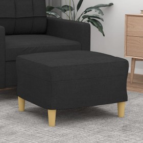 Black fabric footrest 60x50x41 cm by vidaXL, Ottomans - Ref: Foro24-349267, Price: 62,81 €, Discount: %