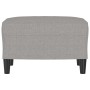 Light gray fabric footstool 60x50x41 cm by vidaXL, Ottomans - Ref: Foro24-349279, Price: 63,03 €, Discount: %