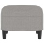 Light gray fabric footstool 60x50x41 cm by vidaXL, Ottomans - Ref: Foro24-349279, Price: 63,03 €, Discount: %