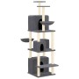 Cat scratching post with dark gray sisal posts 180 cm by vidaXL, Cat furniture - Ref: Foro24-171602, Price: 105,78 €, Discoun...