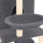 Cat scratching post with dark gray sisal posts 180 cm by vidaXL, Cat furniture - Ref: Foro24-171602, Price: 105,78 €, Discoun...