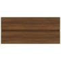 Brown oak engineered wood washbasin cabinet 100x38.5x45 cm by vidaXL, Bathroom furniture - Ref: Foro24-815659, Price: 60,67 €...