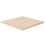 Untreated oak wood square table top 60x60x2.5cm