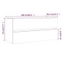 Waschbeckenschrank aus braunem Eichenholzwerkstoff, 100 x 38,5 x 45 cm von vidaXL, Badezimmermöbel - Ref: Foro24-815659, Prei...