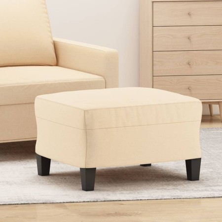 Cream fabric footrest 60x50x41 cm by vidaXL, Ottomans - Ref: Foro24-349329, Price: 61,99 €, Discount: %