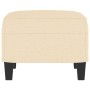 Cream fabric footrest 60x50x41 cm by vidaXL, Ottomans - Ref: Foro24-349329, Price: 61,99 €, Discount: %