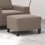 Footrest in gray taupe microfiber fabric 60x50x41 cm by vidaXL, Ottomans - Ref: Foro24-349341, Price: 62,01 €, Discount: %