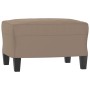 Footrest in gray taupe microfiber fabric 60x50x41 cm by vidaXL, Ottomans - Ref: Foro24-349341, Price: 62,01 €, Discount: %