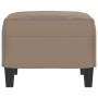 Footrest in gray taupe microfiber fabric 60x50x41 cm by vidaXL, Ottomans - Ref: Foro24-349341, Price: 62,01 €, Discount: %