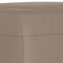 Taupe grauer Mikrofaser-Stoffhocker 60x50x41 cm von vidaXL, Osmanen - Ref: Foro24-349341, Preis: 62,01 €, Rabatt: %