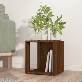 Side table made of brown oak plywood, 33x33x34.5 cm by vidaXL, Side tables - Ref: Foro24-816022, Price: 23,60 €, Discount: %