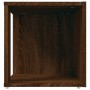 Mesa auxiliar madera contrachapada roble marrón 33x33x34,5 cm de vidaXL, Mesas auxiliares - Ref: Foro24-816022, Precio: 23,60...