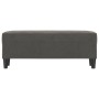 Banco de terciopelo gris oscuro 100x35x41 cm de vidaXL, Bancos - Ref: Foro24-349422, Precio: 56,94 €, Descuento: %