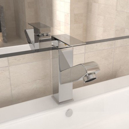 Grifo para lavabo con función extraíble cromado 157x172 mm de vidaXL, Grifos - Ref: Foro24-149075, Precio: 38,43 €, Descuento: %