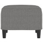 Reposapiés de tela gris oscuro 60x50x41 cm de vidaXL, Otomanas - Ref: Foro24-349280, Precio: 63,03 €, Descuento: %