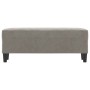 Banco de terciopelo gris claro 100x35x41 cm de vidaXL, Bancos - Ref: Foro24-349421, Precio: 64,70 €, Descuento: %