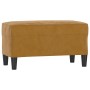 Brown velvet bench 70x35x41 cm by vidaXL, Banks - Ref: Foro24-349404, Price: 53,43 €, Discount: %