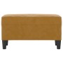 Brown velvet bench 70x35x41 cm by vidaXL, Banks - Ref: Foro24-349404, Price: 53,43 €, Discount: %