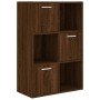 Mueble de almacenaje marrón roble 60x29,5x90 cm de vidaXL, Librerías y estanterías - Ref: Foro24-815455, Precio: 72,60 €, Des...