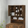 Washing machine cabinet in smoked oak color, 70.5x25.5x90 cm. by vidaXL, Accessories for washing machines and dryers - Ref: F...