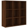 Oak brown shelving 98x29x97.5 cm by vidaXL, Bookcases and shelves - Ref: Foro24-815452, Price: 71,60 €, Discount: %