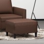 Brown synthetic leather footstool 60x50x41 cm by vidaXL, Ottomans - Ref: Foro24-349289, Price: 60,88 €, Discount: %