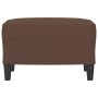 Brown synthetic leather footstool 60x50x41 cm by vidaXL, Ottomans - Ref: Foro24-349289, Price: 60,88 €, Discount: %