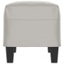 Light gray microfiber fabric bench 70x35x41 cm by vidaXL, Banks - Ref: Foro24-349446, Price: 44,26 €, Discount: %