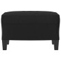 Reposapiés de cuero sintético negro 60x50x41 cm de vidaXL, Otomanas - Ref: Foro24-349335, Precio: 76,79 €, Descuento: %