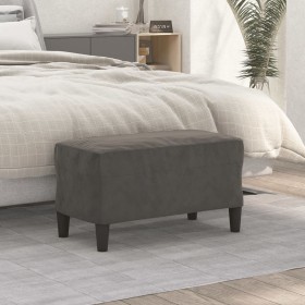 Dark gray velvet bench 70x35x41 cm by vidaXL, Banks - Ref: Foro24-349398, Price: 43,61 €, Discount: %