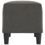 Banco de terciopelo gris oscuro 70x35x41 cm de vidaXL, Bancos - Ref: Foro24-349398, Precio: 43,61 €, Descuento: %