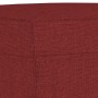 Banco de tela rojo vino tinto 70x35x41 cm de vidaXL, Bancos - Ref: Foro24-349373, Precio: 59,25 €, Descuento: %