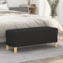 Black fabric bench 100x35x41 cm by vidaXL, Banks - Ref: Foro24-349379, Price: 58,09 €, Discount: %