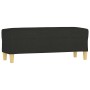 Black fabric bench 100x35x41 cm by vidaXL, Banks - Ref: Foro24-349379, Price: 58,09 €, Discount: %