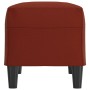 Banco de cuero sintético rojo vino tinto 70x35x41 cm de vidaXL, Bancos - Ref: Foro24-349395, Precio: 53,08 €, Descuento: %