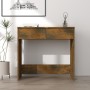 Smoked oak plywood desk 80x40x75 cm by vidaXL, Desks - Ref: Foro24-815474, Price: 54,91 €, Discount: %