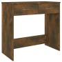 Escritorio de madera contrachapada roble ahumado 80x40x75 cm de vidaXL, Escritorios - Ref: Foro24-815474, Precio: 54,91 €, De...