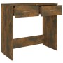 Escritorio de madera contrachapada roble ahumado 80x40x75 cm de vidaXL, Escritorios - Ref: Foro24-815474, Precio: 54,91 €, De...