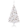 Pre-lit Christmas tree with lights and balls white 210 cm by vidaXL, Christmas trees - Ref: Foro24-3077628, Price: 138,28 €, ...