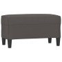 Gray synthetic leather bench 70x35x41 cm by vidaXL, Banks - Ref: Foro24-349394, Price: 53,55 €, Discount: %