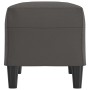 Banco de cuero sintético gris 70x35x41 cm de vidaXL, Bancos - Ref: Foro24-349394, Precio: 53,55 €, Descuento: %