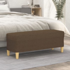 Brown fabric bench 100x35x41 cm by vidaXL, Banks - Ref: Foro24-349378, Price: 61,94 €, Discount: %