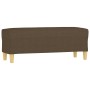 Brown fabric bench 100x35x41 cm by vidaXL, Banks - Ref: Foro24-349378, Price: 61,94 €, Discount: %