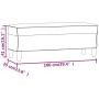 Brown fabric bench 100x35x41 cm by vidaXL, Banks - Ref: Foro24-349378, Price: 61,94 €, Discount: %