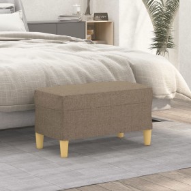 Gray taupe fabric bench 70x35x41 cm by vidaXL, Banks - Ref: Foro24-349374, Price: 59,25 €, Discount: %