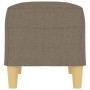 Banco de tela gris taupe 70x35x41 cm de vidaXL, Bancos - Ref: Foro24-349374, Precio: 59,25 €, Descuento: %